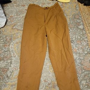 vintage high waisted camel pants